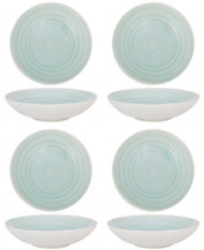 4x Stoneware Pasta bowl soup