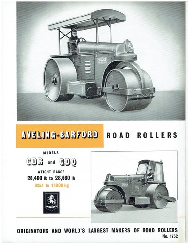 Aveling barford gdr gdq series - gdq,