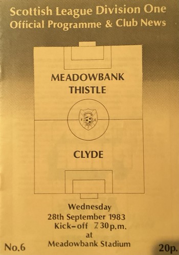 Meadowbank thistle clyde - v,