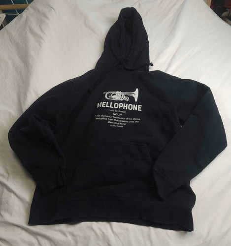 Mellophone hoodie mens large - mens,