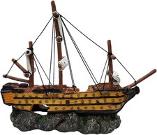 Shipwreck Aquarium Ornament
