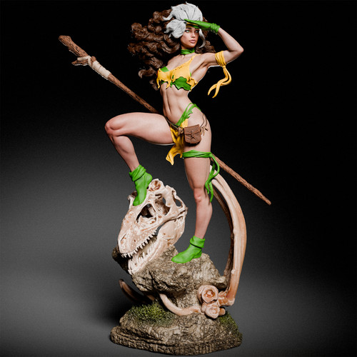Rogue printed resin model - 3d,