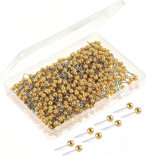 200 pcs gold map - map, pins