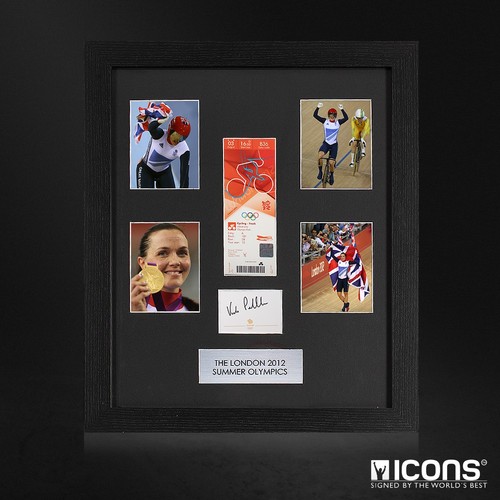 Victoria pendleton signed card - victoria,