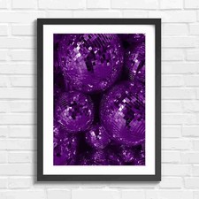 Disco Ball Lights Party Purple