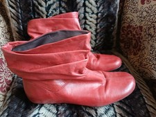 Designer FAITH VINTAGE PIXIE/TOTTER BOOTS Soft Leather UK 6 Shape to OWN  PATINI