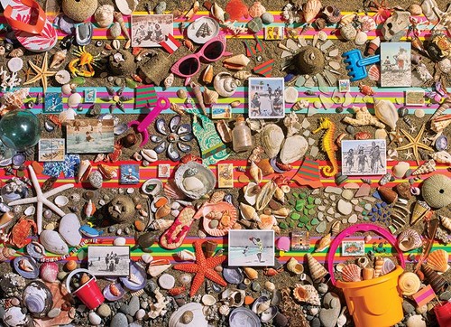 Cobble hill beach scene - cobble,