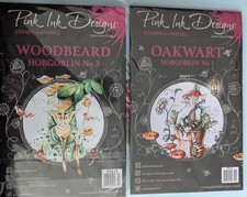 Pink Ink Designs.2 x sets clear stamps  Hobgoblins , Woodbeard, Oakwart