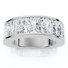 7Ct Diamond Radiant Cut Men's