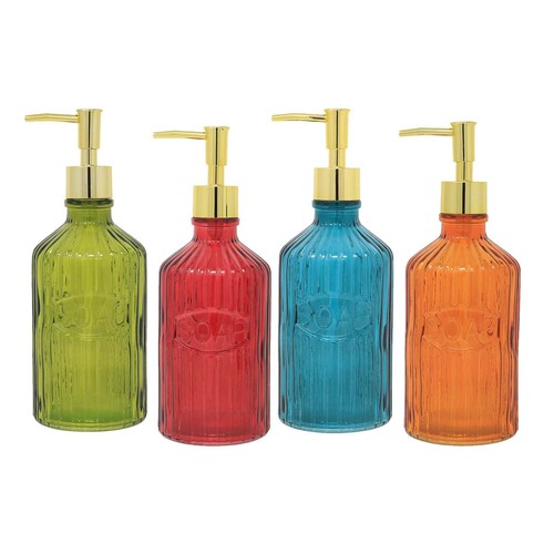 Glass soap dispenser lotion - glass,