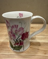 DUNOON ~ Bone China ‘Kathy Pickles’  Sweet Peas Floral Mug