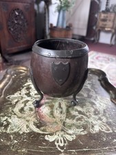 Antique Pewter Mounted Coconut