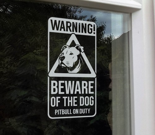 Warning beware the dog - warning:, of