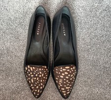JIGSAW pointed flats, Leather