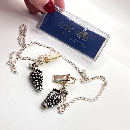 Napkin clips chain - , holder