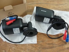 2x SANNCE CT1GN 1080P 3000TVL CCTV Bullet 2MP Outdoor Camera Security System