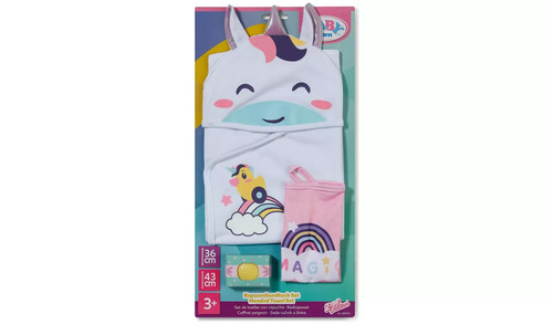 Baby born hooded towel set - baby, –
