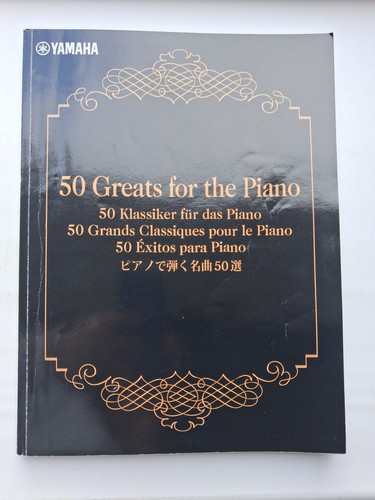 Yamaha music book 50 - book, greats