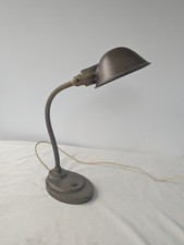 Vintage Industrial Goose Neck Table Lamp working 