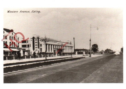Picture postcard ealing - picture, postcard-:ealing