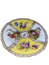 Dresden porcelain plate with