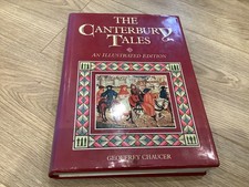 The Canterbury Tales (illustrated) by Geoffrey Chaucer hardback book 1986