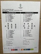 The New Saints V Panathinaikos