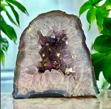 Amethyst aura cathedral geodes - aura,