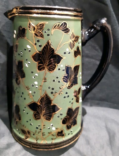 Vintage jackfield water jug - vintage,