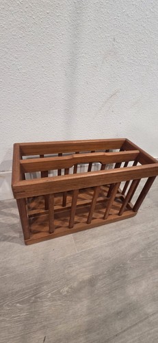Vintage wooden magazine - magazine, rack