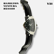Popular Item Hamilton Ventura H244110 Black Silver