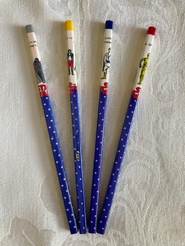 Vintage star wars pencils set