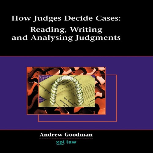 How judges decide cases andrew - judges,