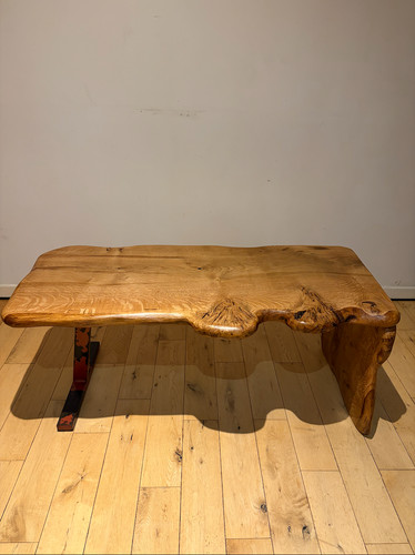 Hand made oak coffee table - oak,