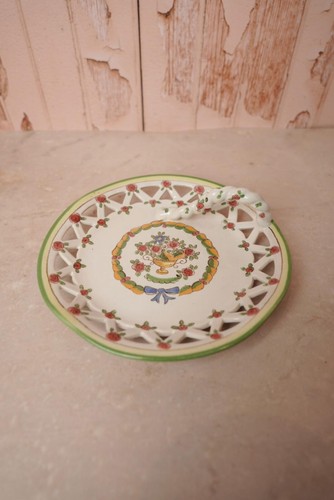 Vintage hand painted - hand-painted, ceramic