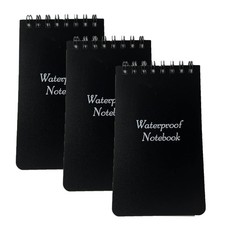 3pcs Waterproof Notebook, 3 x