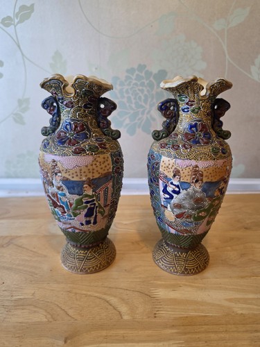 Antique pair japanese - japanese, satsuma