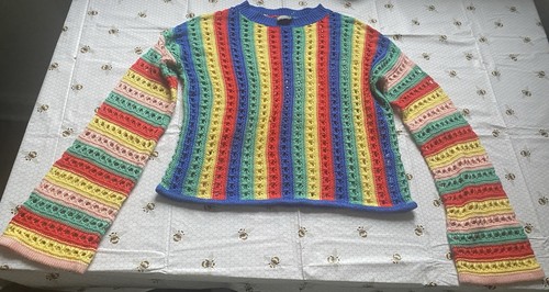 Asos rainbow striped jumper - rainbow,