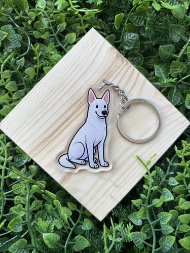 White german shepherd gsd - white,