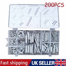 200PCS Assorted Coil Spring Small Metal Steel Expansion Compressed Springs NEW