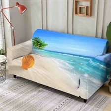 Crab Dark Shoulder Stretch Sofa Cover Lounge Couch Slipcover Recliner Protector