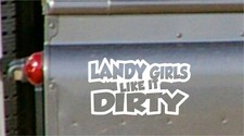Funny Girls DIRTY 4X4 STICKERS
