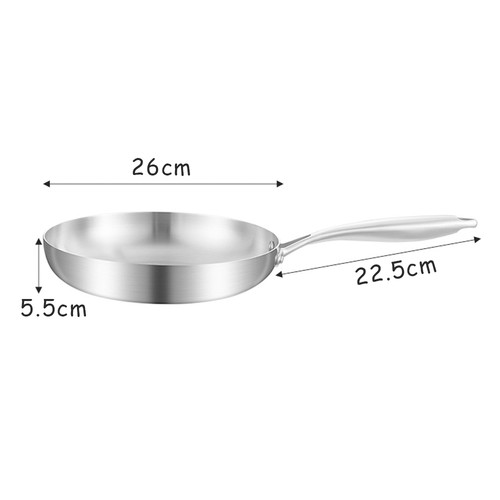 28cm stainless steel frying - stainless,