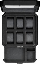 6 Slot Leather Watch Box with