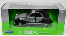 Welly 1:24 Scale Citroen Charleston 2CV 1982 - Grey/Black