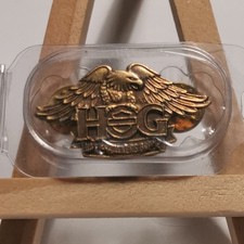  Harley-Davidson H.O.G. Brass Pin Badge new