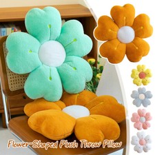 Flower-Shaped Plush Throw