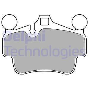 New brake pad set - pad,