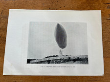 1904 print - airship leaving
