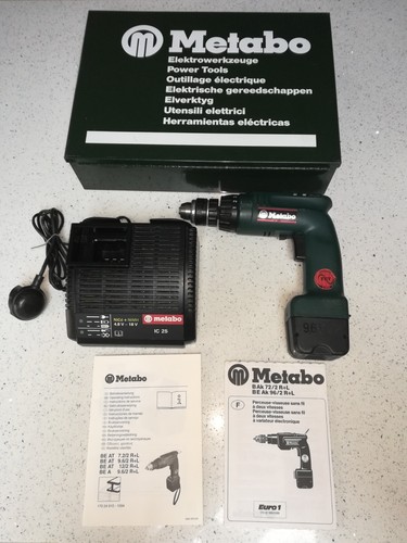 Metabo cordless drill - 9.6v,